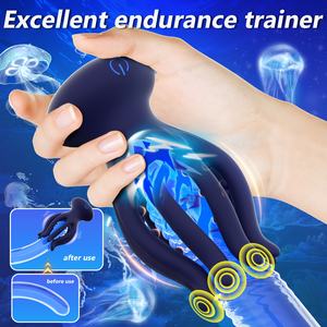 Octopus Vibrerende Massager 10 Trillingen Krachtige Trillingen Seksspeeltjes Voor Koppels Mannelijke Penis Speelgoed Borstmassage - Product Image 2