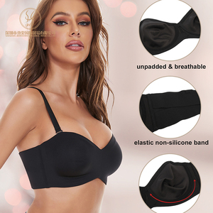 Cobertura trasera completa de talla grande Sujetador de copa profunda para mujer con ropa moldeadora - Product Image 1