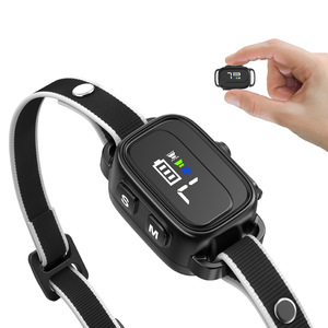 Dispositivo antiladridos con mini pantalla a color, entrenador de mascotas para perros con collar de goma, color negro - Product Image 3