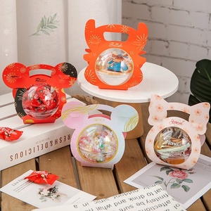 Boîte d'emballage élégante en forme de <span class=keywords><strong>chat</strong></span> personnalisée avec poignée et fenêtre <span class=keywords><strong>pour</strong></span> gâteaux, chocolats, bonbons, tartes aux œufs, cadeaux et pâtisseries - Product Image 5