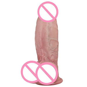 <span class=keywords><strong>Dildo</strong></span> réaliste de 7 pouces en vrac - Pénis en silicone à double densité épais et volumineux, ventouse puissante, jouet sexuel anal mains libres pour le point G - Product Image 2