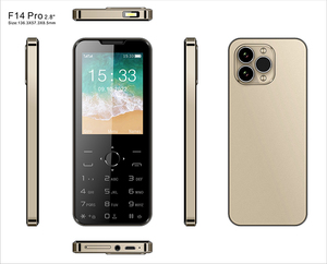 Nuevo Teléfono Móvil F14 2023, Pantalla de 2.8 Pulgadas, Doble SIM, 2G GSM, Ultrafino, con Botones - Product Image 4