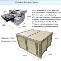 Impresora DTG FN-6090WD A1 con Cabezal de Impresión XP600, 600x900mm, Alta Velocidad 4.5m²/H, Inyección de Tinta Multicolor para Camisetas y Telas
