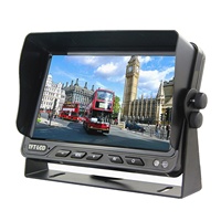 OEM ODM Meilleure qualité 7 pouces Moniteur de voiture AHD 1080P Grand angle Caméra de recul pour Bus, Véhicules lourds, Camions de pompiers, Remorques