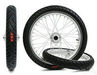 Kit de roues et pneus en aluminium Surron Light Bee X 17 pouces LBX Supermoto 70/90-17 90/80-17 Nouvelle moto tout-terrain électrique en stock