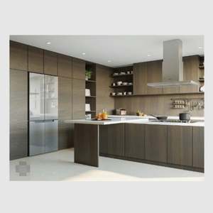 <b>Glass</b> Custom Cabinets Set Kitchen Furniture Cabinet Maker Kitchen Cupboard Countertop Accessories China Complete Kitchen Trade - Product Image 5