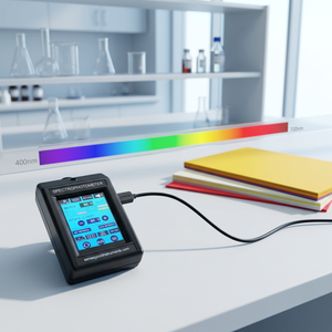 Spectrophotomètre Sensegood Instruments 400-700nm, spectromètre visible, analyseur de couleur, résolution 1nm pour une valeur de couleur absolue - Product Image 1