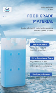 Wholesale Leakproof Customizable Shapes Cooler Box Use HDPE Reusable Gel Ice Pack <strong>Freezer</strong> Gel <strong>Block</strong> for Cold Chain Storage - Product Image 5