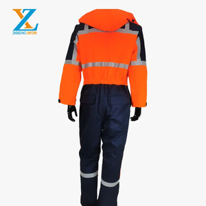 Mono de seguridad reflectante <span class=keywords><strong>Hi</strong></span> Vis, ropa de trabajo, mono con múltiples bolsillos, traje de trabajo impermeable, preventa, 2023 - Product Image 2