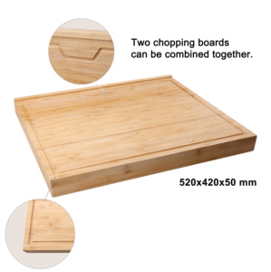 <span class=keywords><strong>Tagliere</strong></span> in Bambù Personalizzabile di Grandi Dimensioni, Rettangolare, a Doppio Lato, <span class=keywords><strong>per</strong></span> Cucina e Casa - Product Image 2
