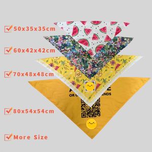 Bandana personnalisable en coton uni style classique pour <span class=keywords><strong>chien</strong></span> – Serviette de salive, <span class=keywords><strong>foulard</strong></span>, bavoir, écharpe triangulaire pour l'été - Product Image 3