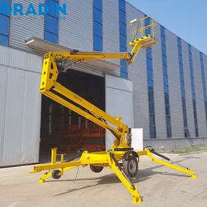 16M 18M 20M Telescopische Aanhangwagen Gemonteerde Boom Lift Hoogwerker Hoogwerker Platform Spider Trailer Lift Met Ce Iso - Product Image 5