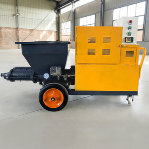 Mini Construction Cement <strong>Mortar</strong> Spraying <strong>Machine</strong> Gearbox 5000W Motor High Efficiency Multifunction Slurry Sprayer Electric - Product Image 1
