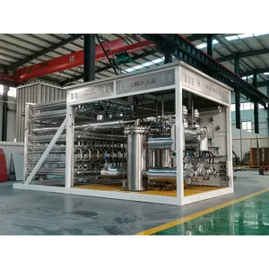 Fabrik lieferant Kleiner kryogener Lng-Lagert ank Kryogene verflüssigte Tankstelle