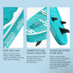 Tabla de Paddle Surf Inflable ABY ABY-6015 para Turismo con Tecnología Drop Stitch, Quilla Desmontable Deslizable para Competición, Capacidad de Carga de <span class=keywords><strong>150</strong></span> <span class=keywords><strong>kg</strong></span>, Venta al por Mayor - Product Image 4