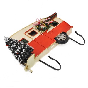 Colgador de pared con 2 ganchos para coche, soporte creativo para llaves, para <span class=keywords><strong>Pub</strong></span>, oficina, tienda, baño, hogar, Decoración Retro de Navidad - Product Image 5
