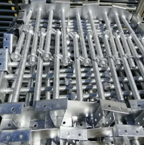 إطار سقالة قابل للتعديل برأس U إطار سقالات أنبوب بقاعدة الجوز - Product Image 5