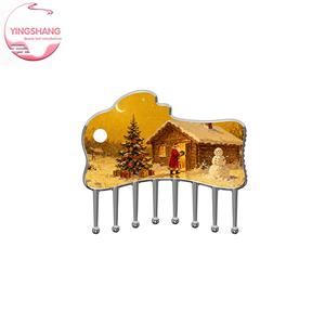 Planche Gua Sha et peigne de massage du cuir chevelu 2-en-1 en acier inoxydable de qualité supérieure, motif lapin personnalisé, outil de beauté - Product Image 1