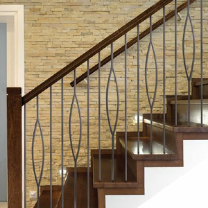 HUAART-barandilla de hierro forjado a mano para escaleras, diseño moderno personalizado, pasamanos de acero fundido antiguo, barandilla de seguridad - Product Image 5