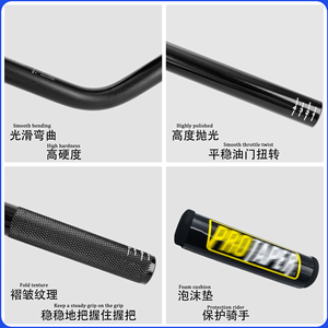 Moto tout-terrain modifiée pour <span class=keywords><strong>guidon</strong></span> en alliage d'aluminium <span class=keywords><strong>Protaper</strong></span> protecteur de poitrine de direction <span class=keywords><strong>guidon</strong></span> de robinet - Product Image 2