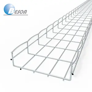 Light Type Cable Tray Light Weight Wire Mesh Cable Tray With Accessories