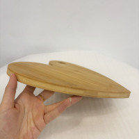 Hartvormig bamboe snijplank op maat gemaakt voor groenten, fruit, brood, desserts, keuken, slagerblok