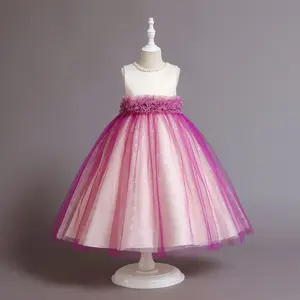 מכירה לוהטת סתיו מוצרי תינוקות תינוק בנות שמלות מקרית פאייטים פרפר ילדים מסיבת אופנה עבור בנות ביצועי שמלה