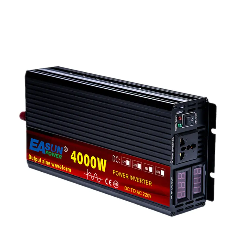 12v 24V 48V DC to AC 110V 120vac 220V 2000W 3000W 4000W 5000W Pure Sine Wave Car Power Solar Inverter for home energy system