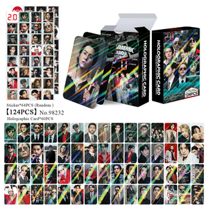 KPOP 124 piezas/caja Bangtan Boys ARIRANG <span class=keywords><strong>JungKook</strong></span> V JIMIN SUGA RM <span class=keywords><strong>J</strong></span>-<span class=keywords><strong>HOPE</strong></span> JK Tarjeta Láser Fotográfica Lomo Card Photo Card - Product Image 2