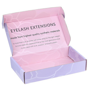 In stock folding paper cardboard packaging pink gift box for dress custom logo mailer long shipping box