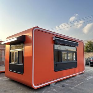 Cabine Apple de luxe moderne, maison conteneur préfabriquée type capsule spatiale, entièrement meublée, pour café mobile et <span class=keywords><strong>chambre</strong></span> d'hôte - Product Image 1