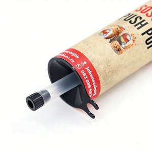 Tube en carton pour sushi Push Pop 50x220mm avec boîte en carton recyclable de qualité alimentaire pour emballage personnalisé de contenants à sushi - Product Image 3