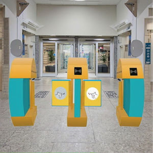 Cancello girevole automatico motore Brushless in acciaio inox barriera di velocità pedone controllo di accesso Anti-Tailgating - Product Image 6