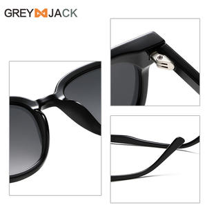 Lunettes de soleil grises pour hommes, monture TR90, UV400, polarisées, légères, type 3, verres TAC noirs - Product Image 3