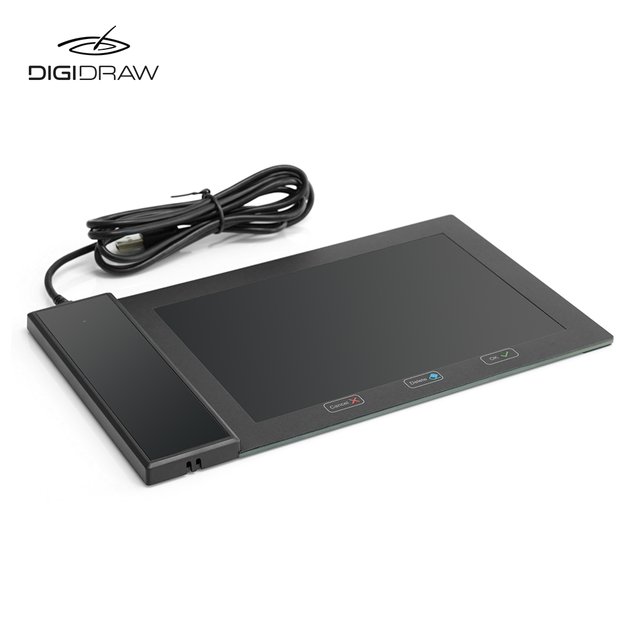 In Stock Paperless Signature Signing Pad With Content Lock and Eye Protection LCD for Bank Loan Counter Signing
