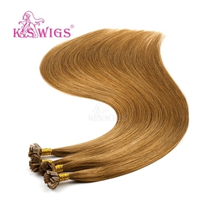 Wholesale 100% Chinese Remy Human Hair Flat-Tip Extension Cuticle Aligned Double Drawn No Shedding Dark Color Natural Straight. - Product Image 6