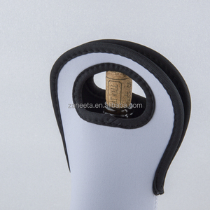 Süblimasyon bez şarap çantası taşıyıcıları yalıtımlı neopren bireysel şarap şişesi tutucu soğutucu - Product Image 4