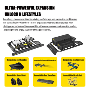 Barre de toit en alliage d'aluminium de haute qualité adaptée à Haval H9; Accessoires de charge élevée Haval <span class=keywords><strong>Mastodon</strong></span>. - Product Image 2