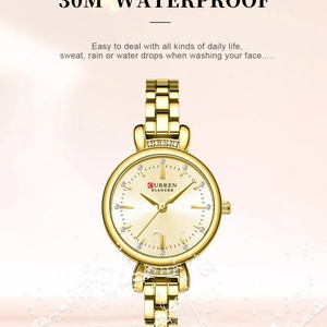 CURREN 9098 Brand <b>Cute</b> Luxury Women <b>Bracelet</b> Watches Fashion Women Dress Wristwatch Ladies Quartz Sport Watch Dropshiping - Product Image 5
