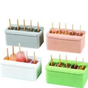 Juego de Contenedores de Plástico Ecológicos de Grado Alimenticio de 1000 ml para Helados, Molde para Postres DIY, Máquina Manual para Hacer Helados, Color Azul - Product Image 2