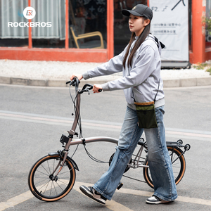 Xe đạp gấp người lớn khung nhôm siêu nhẹ ROCKBROS 7 tốc độ, thiết kế di động, dành cho đi phố và giải trí - Product Image 3