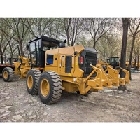 Niveleuse à moteur SEM922F 180 CV pour travaux routiers avec ripper et système de contrôle de nivellement GPS
