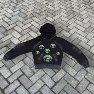 Sudadera Holgada Vintage de Peso Pesado OEM, Sudadera con Capucha Extra Grande y Hombros Caídos Personalizada para Hombre - Product Image 4