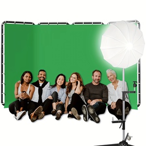 Fondale Fotografico HEYU 4x2.4M Fatto a Mano, Schermo Verde in Tela per Fotografia - Product Image 3
