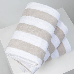 Popular Design Pool 100% Cotton Customizable Blue and <b>White</b> Jacquard Bath <b>Towel</b> - Product Image 4