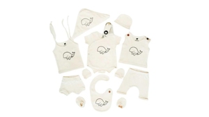 Conjunto de ropa de lino para bebé, conjunto de ropa de verano para niños pequeños, conjunto de top con lazo frontal y pantalones para niños, conjunto coordinado de algodón y lino para niños - Product Image 3