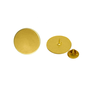 독점 디자인 에폭시 코팅 실버 로고 맞춤형 자석 승화 금속 블랭크 라펠 핀 - Product Image 6