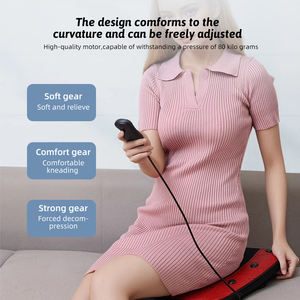 Nueva Llegada Venta Caliente 3D Shiastu Cojín de Masaje Vibración Compresa Caliente Espalda/Cintura/Cadera Asiento de Coche Masajeador PU Mejor Precio - Product Image 3