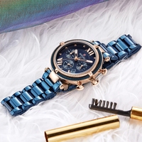 REWARD 63084 RD63084L Damen Quarzuhr Neues Design Edelstahl Leuchtend Datumsanzeige Mode Casual Armbanduhr für Mädchen