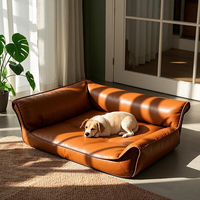 Camas de Sofá para Perros y Gatos Grandes, Ortopédicas, de Espuma Viscoelástica, Modernas y de Lujo, con Fundas Lavables y Extraíbles, OEM/ODM
